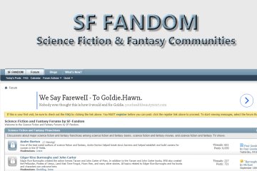 SF Fandom is a science fiction and fantasy community that has been active since 2000.