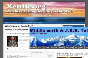 Xenite.Org is an independent science fiction and fantasy Website actively published since March 1997.